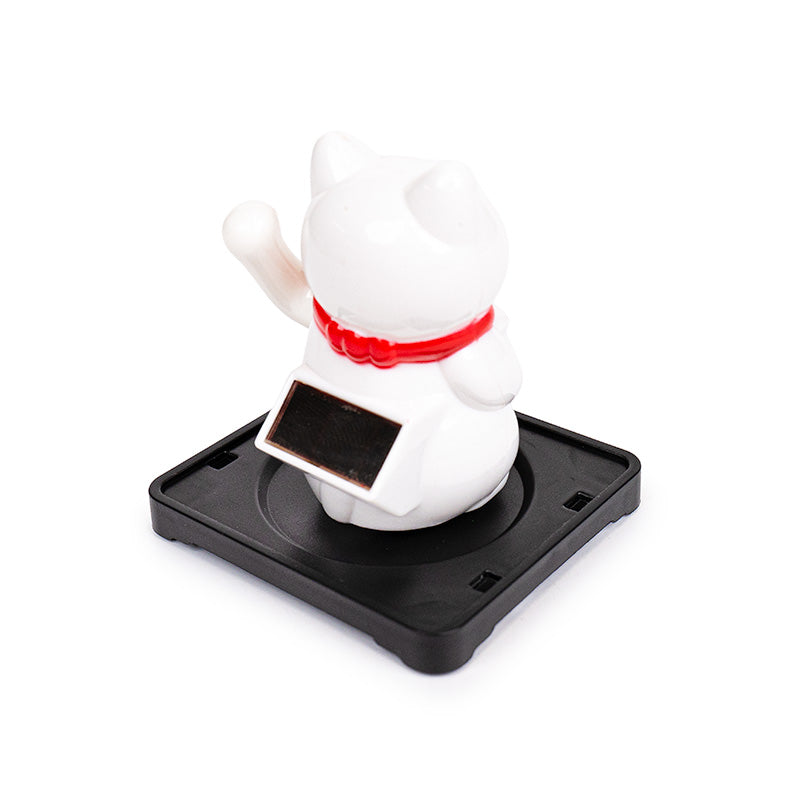 Ruchomy Solarny Kot Maneki Neko - Rodzina