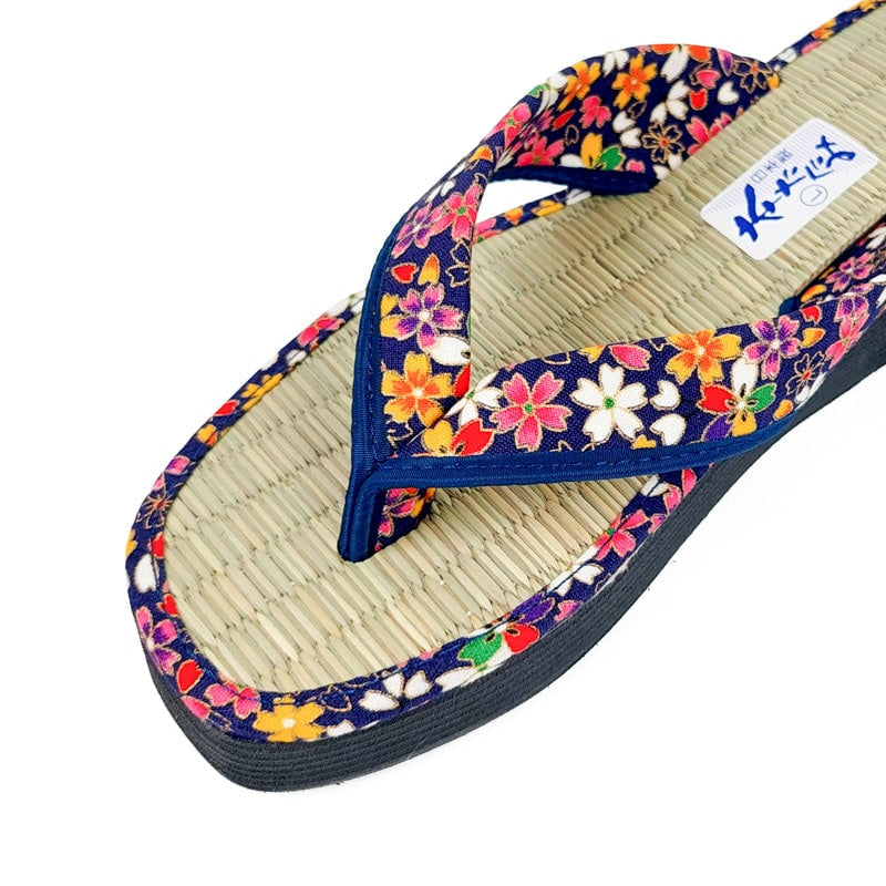 Sakura Blue Japanese Zori EU 35 37