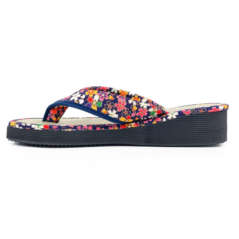 Sakura Blue Japanese Zori EU 35 37