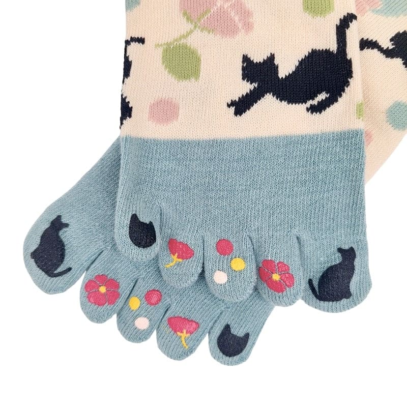 Skarpety z 5 palcami Yumemi Neko EU 36 39