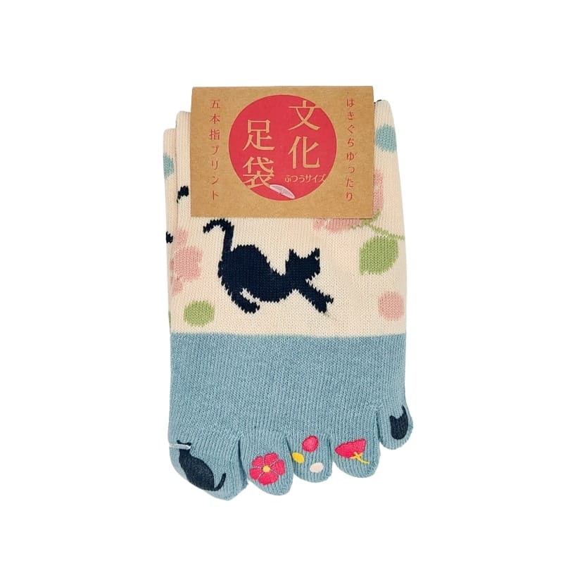 Skarpety z 5 palcami Yumemi Neko EU 36 39