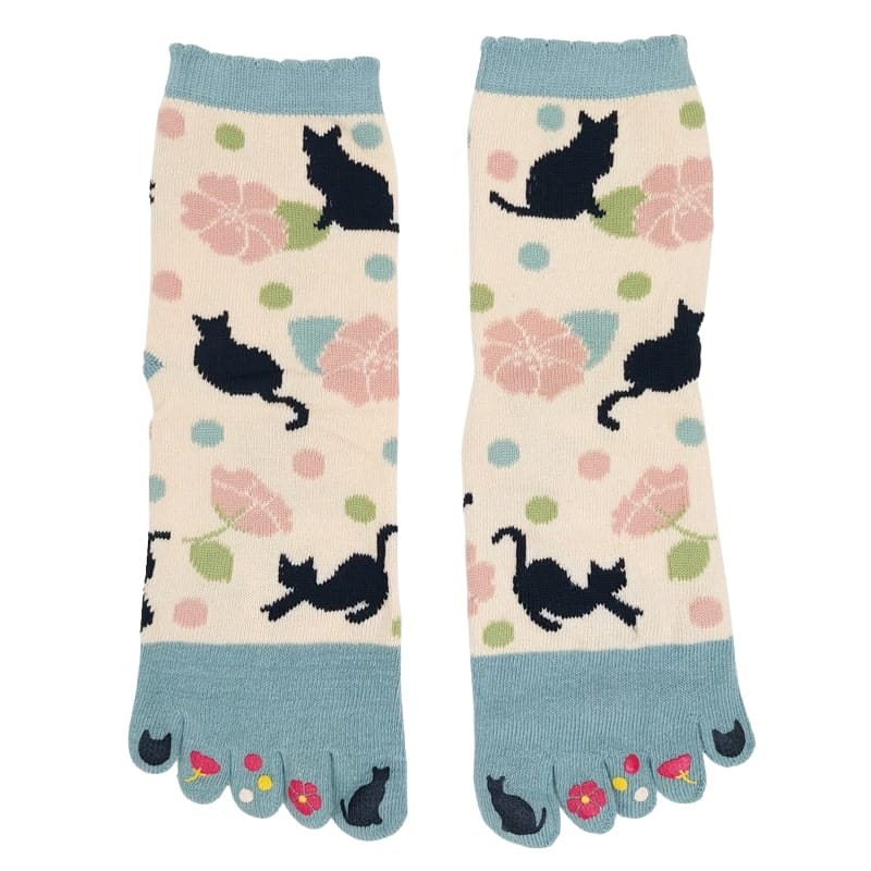 Skarpety z 5 palcami Yumemi Neko EU 36 39