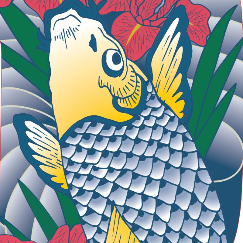 Tatuaż ryba Koinobori 100 cm