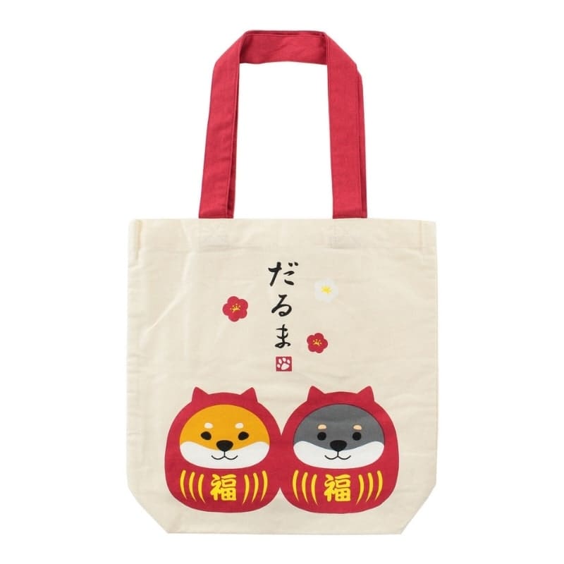 Torba z kości słoniowej Shiba Daruma