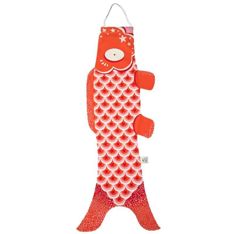 Tradycyjne czerwone Koinobori 70 cm