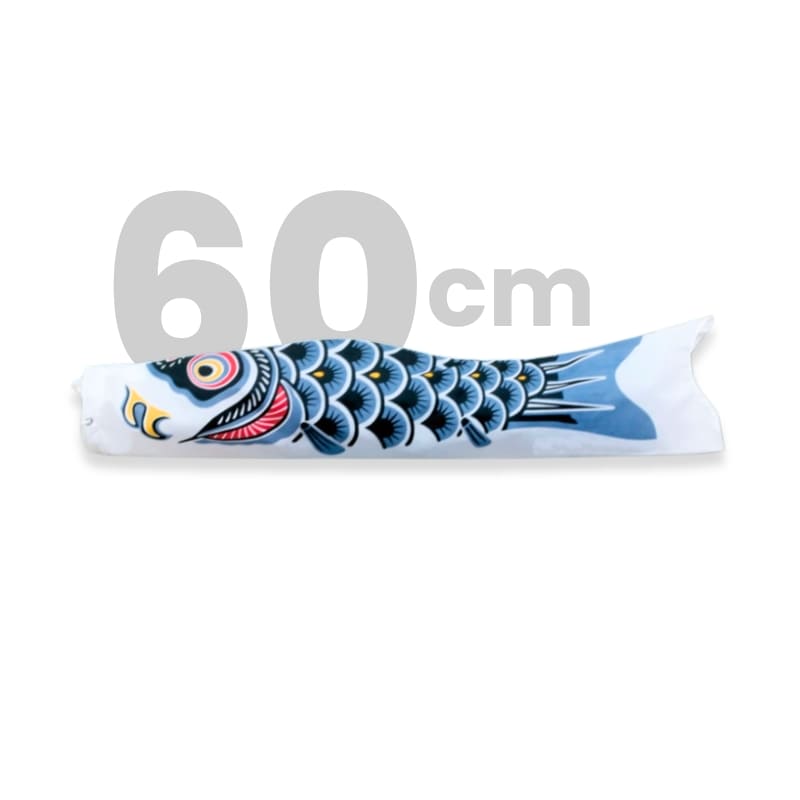 Tradycyjny Japoński Koinobori Czarny - 60 cm