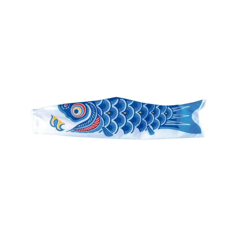 Tradycyjny Japoński Koinobori Niebieski - 60 cm