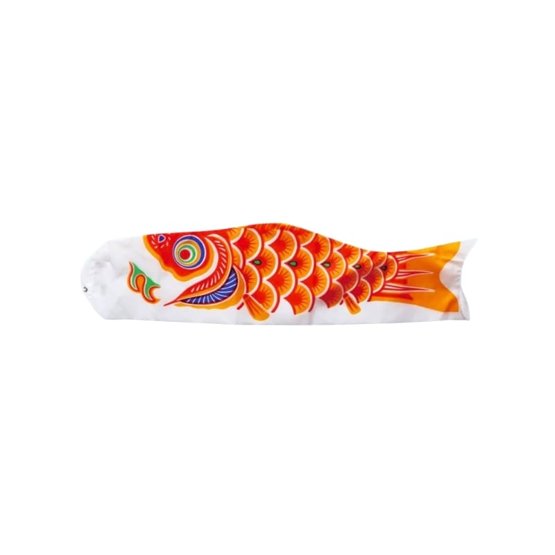 Tradycyjny Japoński Koinobori Pomarańczowy - 60 cm