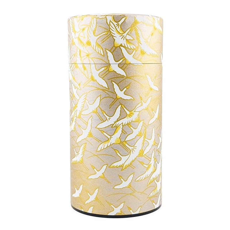 Washi Grue Gold japońskie pudełko na herbatę