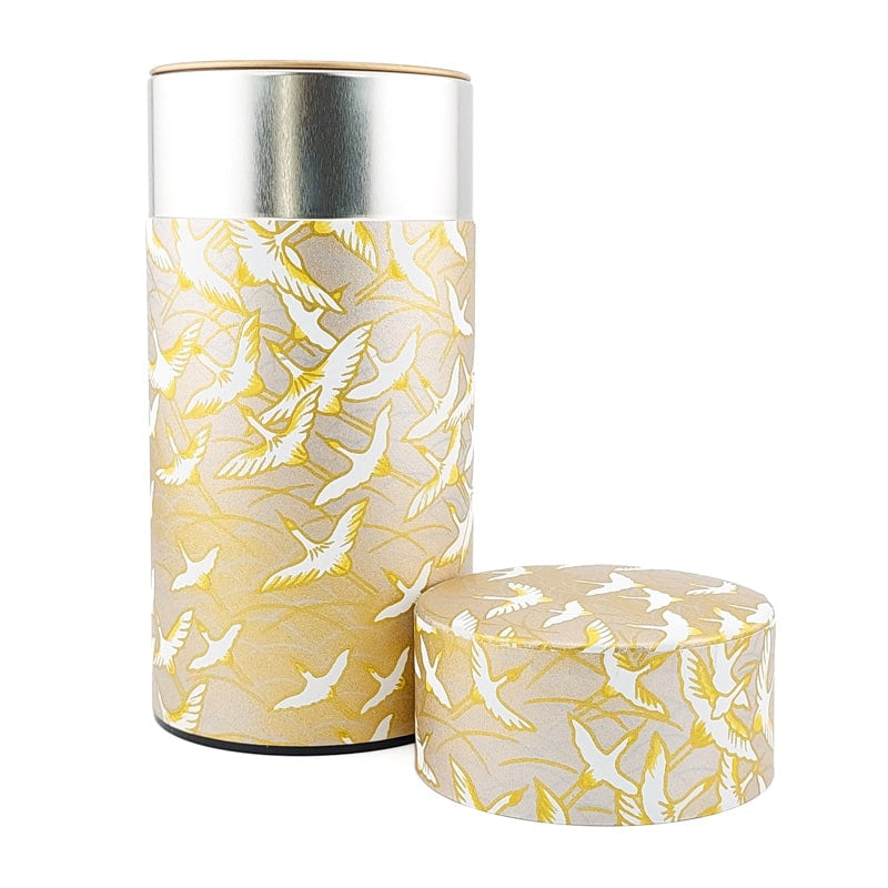 Washi Grue Gold japońskie pudełko na herbatę