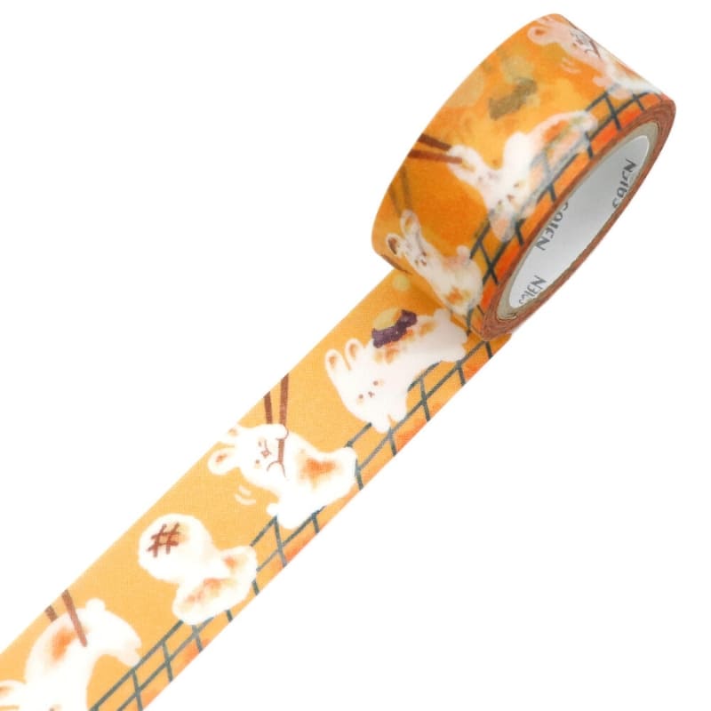 Japońska taśma Washi Tape Mochi Rabbit