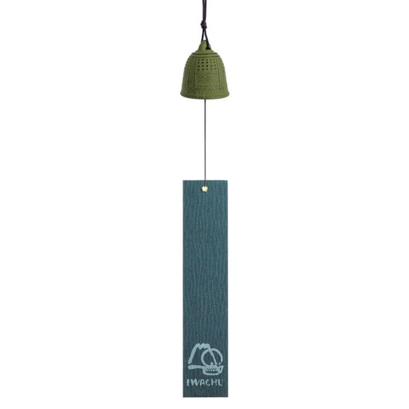 Żeliwny gong japoński Iwachu zielony 5,5 cm