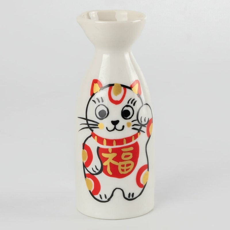 Zestaw Maneki Neko Sake