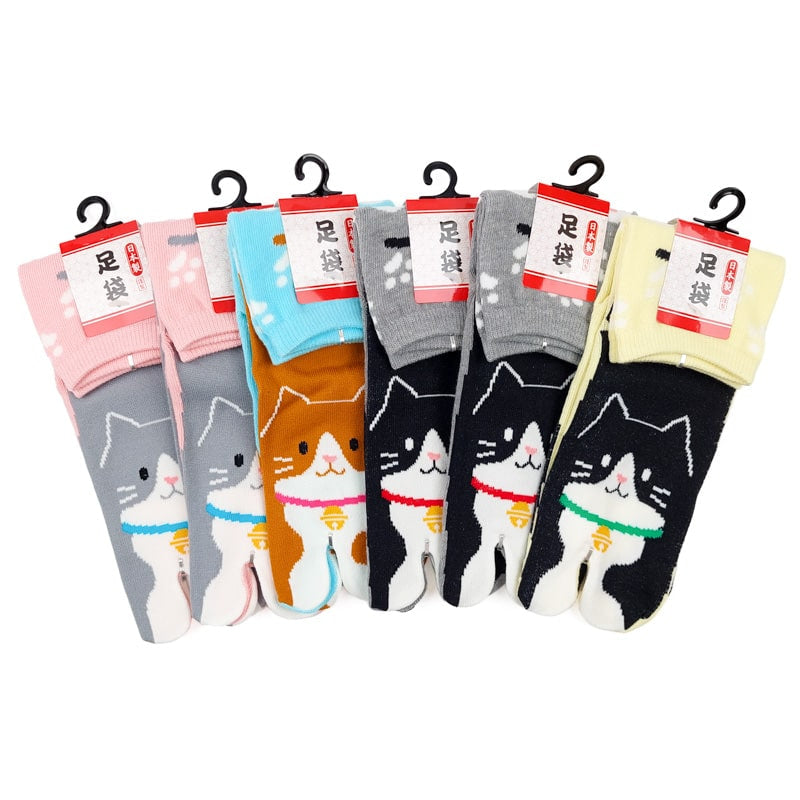 Zestaw skarpet Tabi Neko 6 par EU 36 40