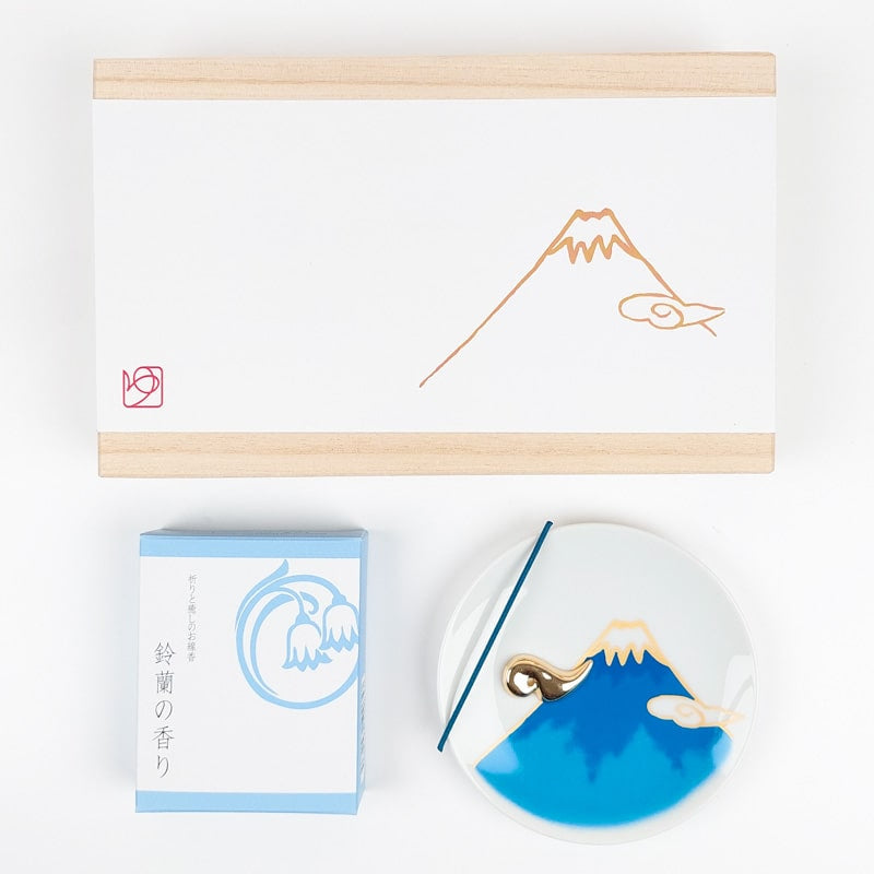 Zestaw upominkowy z japońskim kadzidłem Mount Fuji